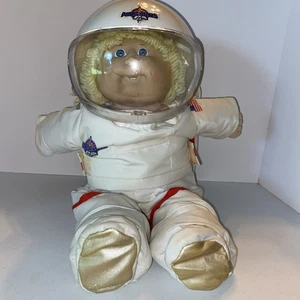 Traje De Colección Cabbage Patch Niños Muñeca Joven Astronauta Cabello Rubio Ojos Azules - Imagen 1 de 10