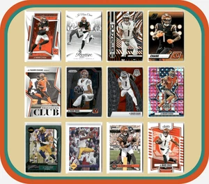 JA’MARR CHASE - 12 Card Lot - Mosaic Prizm Zenith Illusions Rookies & Stars - Picture 1 of 15