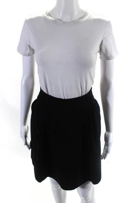 Женская плиссированная трапециевидная короткая юбка на молнии Marc By Marc Jacobs черная размер 8 - Изображение 1 из 4