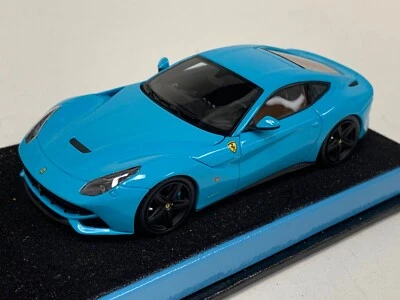 1/43 Looksmart Ferrari F12 Berlinetta 2012 base de aluminio azul bebé LS397 Foto 1 de 4