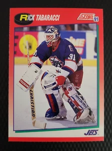 1991-92 Score Canadian RICK TABARACCI Winnipeg Jets Hockey NHL Card #244 - Picture 1 of 2