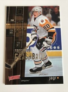 NHL Card, Jaromir Jagr, Freshman Flashback, Victory 2003, Penguins
