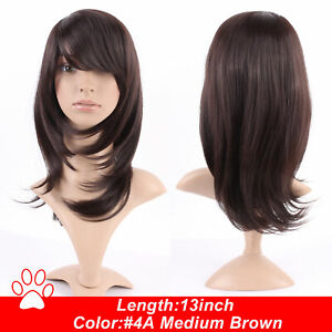 Lady Girl Bob Wig Women's Long Natural Wavy Full Hair Wigs for Cosplay Party USA