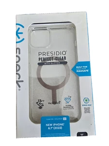 Nuevo Speck Presidio Perfecto-Transparente Con Estuche MagSafe Dorado para iPhone 14 Plus - Imagen 1 de 2