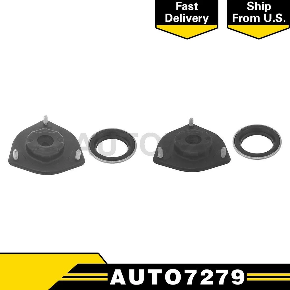 Kit de montagem de apoio de suspensão KYB par dianteiro 2X para 2007 2008 2009 2010 Kia Rondo - Imagem 1 de 4