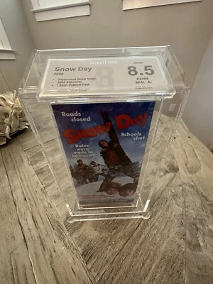 Snow Day VHS PROMO Brand New Sealed Beckett 8.5 / A- Nickelodeon Orange Tape - Image 1 of 4