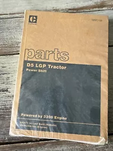 Caterpillar D5 PARTS MANUAL BOOK CATALOG LIST TRACTOR BULLDOZER 6R871-Up Service - Picture 1 of 2