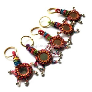 Indian Wholesles Keyring Womens Fashion Designer Key Chain Handmade Ring Key lot - Picture 1 of 16