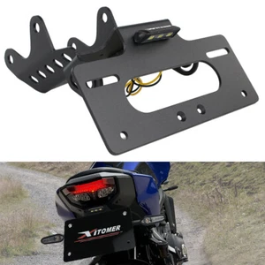 Motorcycle Turn Signal Licence Plate Bracket Fit For Yamaha MT-09 2024-2025 - Picture 1 of 15