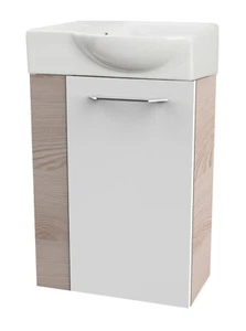 Gäste WC Set SBC 2-tlg 45cm Waschbeckenunterschrank Badmöbel Fackelmann B.CLEVER - Bild 1 von 3