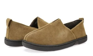 L.B. EVANS Mens Brown Suede Sz 9 M Loafers 213576 - Picture 1 of 6