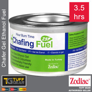 Zodiac Chafer Gel Ethanol Fuel Single Paraffin Greenhouse Heater 3.5 Hour Burner
