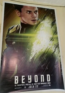 Star Trek Beyond Vinyl Wall poster 28x36 Anton Yelchin - Picture 1 of 1