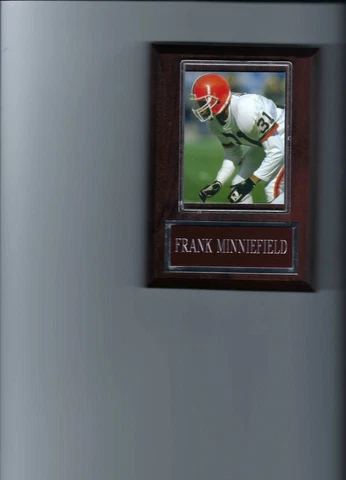 FRANK MINNIEFIELD PLAQUE CLEVELAND BROWNS FOOTBALL NFL Cover