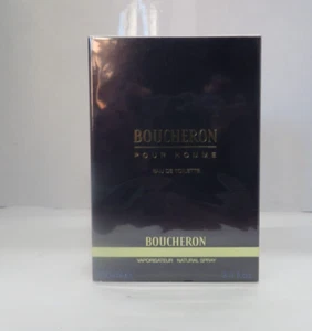 BOUCHERON POUR HOMME EAU DE TOILETTE SPRAY 3.3 oz/100 ml NIB/SEALED - Picture 1 of 3