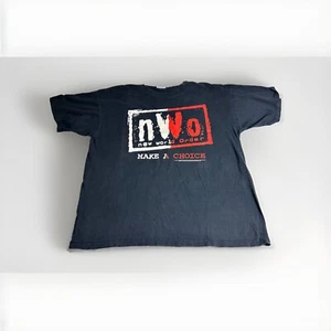 Vintage NWO New World Order Make A Choice 1998 Tshirt Mens Size XL - Picture 1 of 5