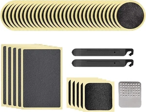 Self-Adhesive Bicycle Tire Repair Kit (40 Pieces) – Glueless Bike Tube Patches - Picture 1 of 6