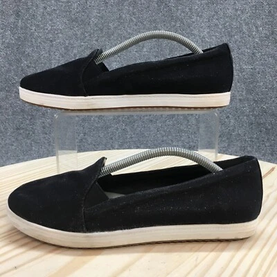 Yuu Zapatos Mujer 7 M Ransey Pisos Mocasines Sin Cordones Tela Negra Informal Comodidad Foto 1 de 4