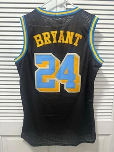 KOBE BRYANT TOCADO CRENSHAW JERSEY COSIDO TALLA L GRANDE NUEVO CON ETIQUETAS #24 - Imagen 1 de 7