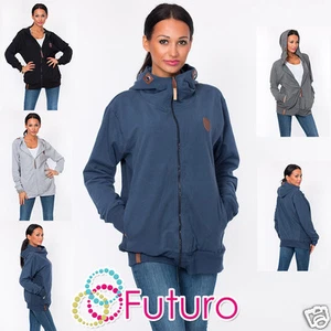 Sudadera con capucha para damas con cremallera y bolsillos ropa activa talla 8-12 ft1447 - Imagen 1 de 7