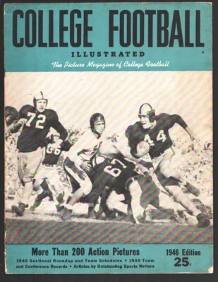 College Football Illustrated 1946-Notre Dame-bowl games-All American players-... - Image 1 of 2