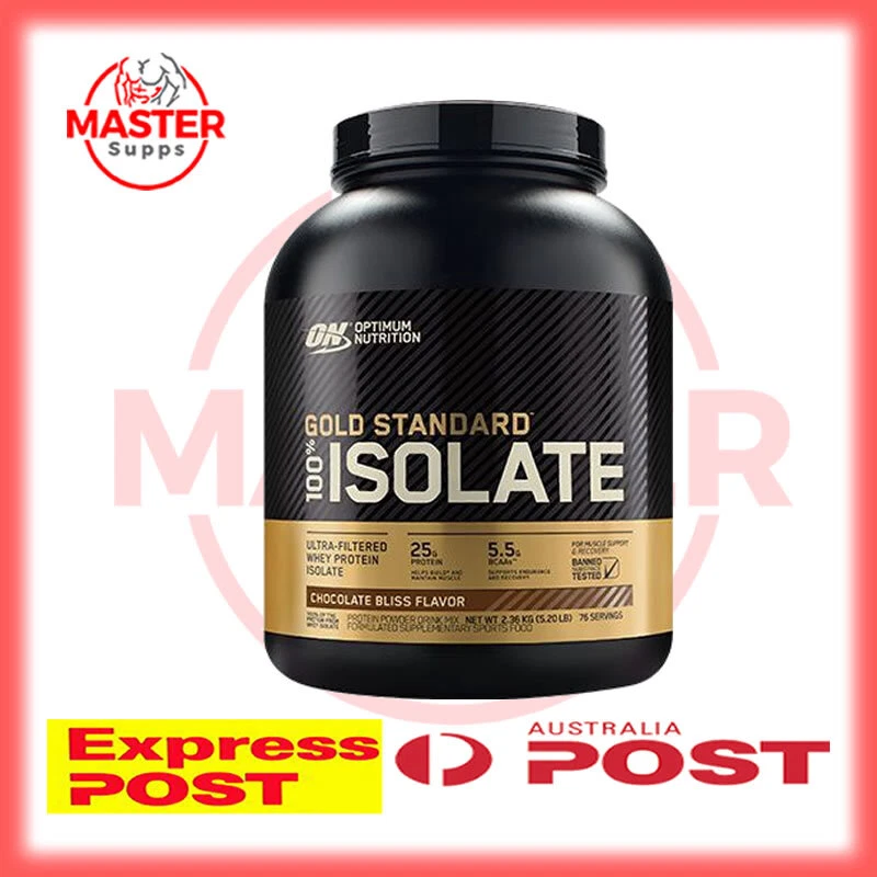 OPTIMUM NUTRITION GOLD STANDARD 100% ISOLATE  HYDROLYZED WHEY WPI Express Post - image 1 of 1