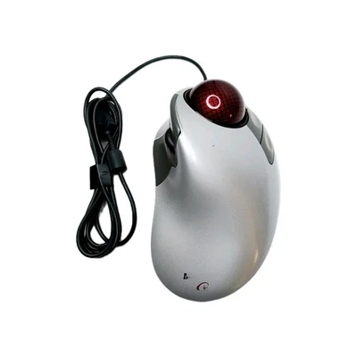Microsoft Trackball☆ Explorer 1.0 Mouse~  X08-70390  Tested - Image 1 of 4
