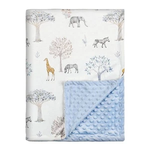 Soarwg Kids Baby Blanket Newborn Gifts, Soft Plush Blankets with Dotted Backing, - Picture 1 of 5