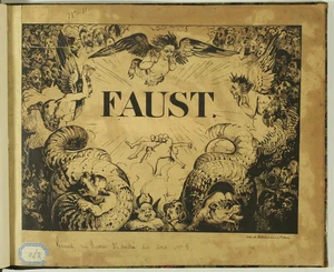 [GOETHE] Faust - 26 von Retsch gezeichnete Skizzen - 1830 - Bild 1 von 1