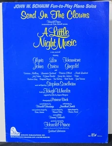 Send In the Clowns - Stephen Sondheim - Sheet Music 1976 - Picture 1 of 3