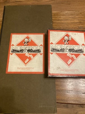 Vintage 1930s / 1940s Monopoly Board Game - Rare Patent Combination Example - Image 1 of 4