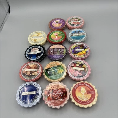 Lot 14 Yankee Candle Wax Tarts Melts Retired Variety - Image 1 of 4