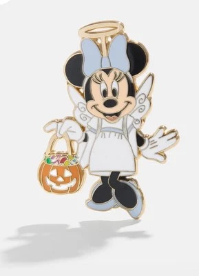 ¡NUEVO! Baublebar Disney Minnie Mouse Halloween Ángel Disfraz Metal Esmalte Prendedor! Foto 1 de 4