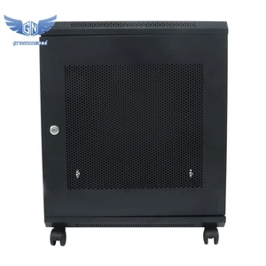 12U Wall Mount Network Server Rack Cabinet Enclosure 15.5'' Deep Door Lock Balck - Picture 1 of 13