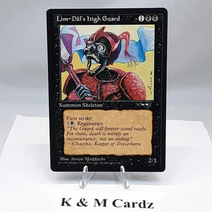 MTG - Alliances - Lim-Dul's High Guard (Red Armor) - Common - LP - Playset x4 - Picture 1 of 7