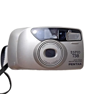 Pentax Espio 738 38‑70 mm Zoom 35 mm Film Camera Autofocus Flash Red‑Eye Reducti - Picture 1 of 6
