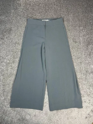 Pantalones culotte MM Lafleur New York Zhou 2.0 para mujer 2 grises tiro medio pierna ancha Foto 1 de 4