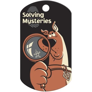 Scooby-Doo Mysteries Military Dog ID Tags/Pet ID Tags/Luggage Tags, Free Engrave - Picture 1 of 3