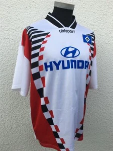 Uhlsport Hamburger SV Fußball Trikot Jersey Hyundai 1996/97 Weiß Gr. XL - Bild 1 von 4