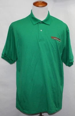 WARRIOR CUSTOM GOLF Embroidered Polo Green XL Pristine! Great American Originals Foto 1 de 4