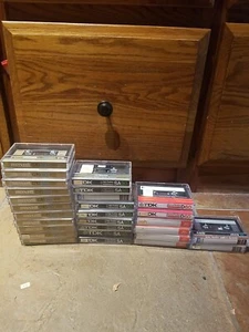 22 NOS High Bias/Resolution Cassette Tapes 11 Maxell XLII 90-9 TDK SA 90+ 2 Raks - Picture 1 of 12