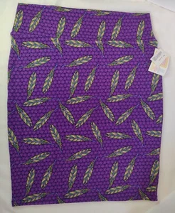 LuLaRoe Pencil Skirt 2XL NEW with Tags Cassie Short Yoga Waist Band - Picture 1 of 3