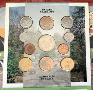 Belgium 1993 10 coins mint set (+ token) "Zoo Antwerpen" BU - Picture 1 of 4