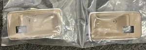 1978-82 CORVETTE C3 INSIDE DOOR HANDLE BEZEL TRIM LH/RH DOESKIN BEIGE COLOR-NEW - Picture 1 of 1