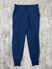 Athletic Works Sweatpants Womens Blue XS 0-2 Tapered Drawstring Jogger Pants