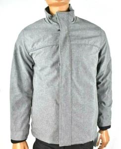 Dockers Mens 2 in 1 Jacket New S Gray Black Fleece Line Jacket  - Picture 1 of 6