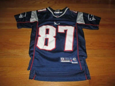 Reebok GRONKOWSKI Nº Jersey 87 NUEVOS PATRIOTAS DE INGLATERRA (niño talla 8) Foto 1 de 4