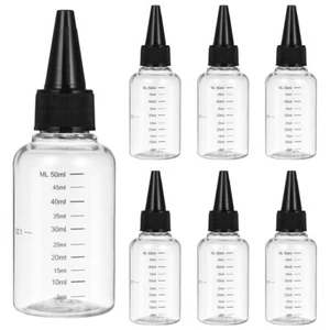 Extruded Transparent Bottle Travel Squeezable Dropper Mini Liquid - Picture 1 of 11