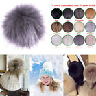 24PCS Big Imitation Faux Fur Pom Poms Ball for Knitted Hat Beanies Cap PR