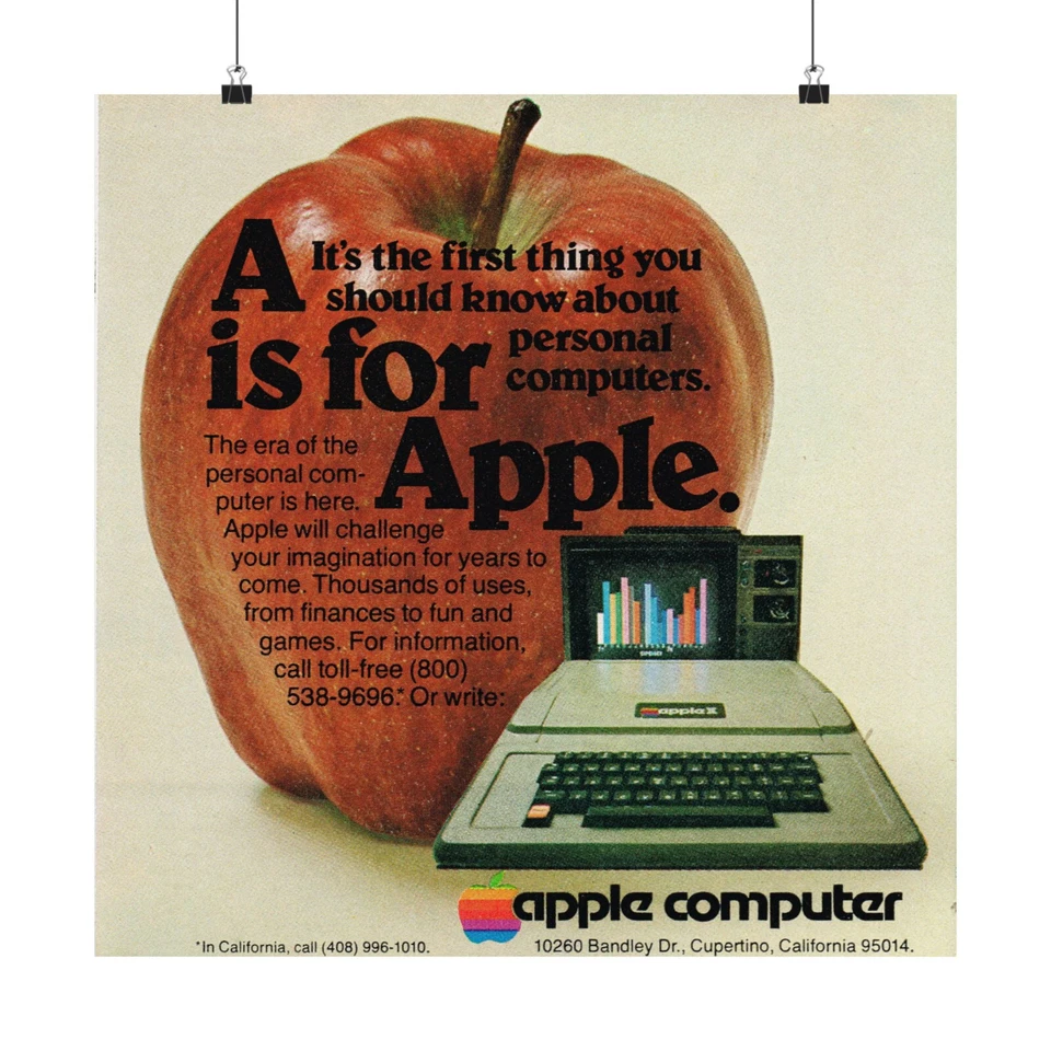 Póster retro de computadoras Apple Mac SILICON VALLEY (12X12") Foto 1 de 1
